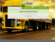 Tablet Screenshot of consulta.maisfrete.com.br